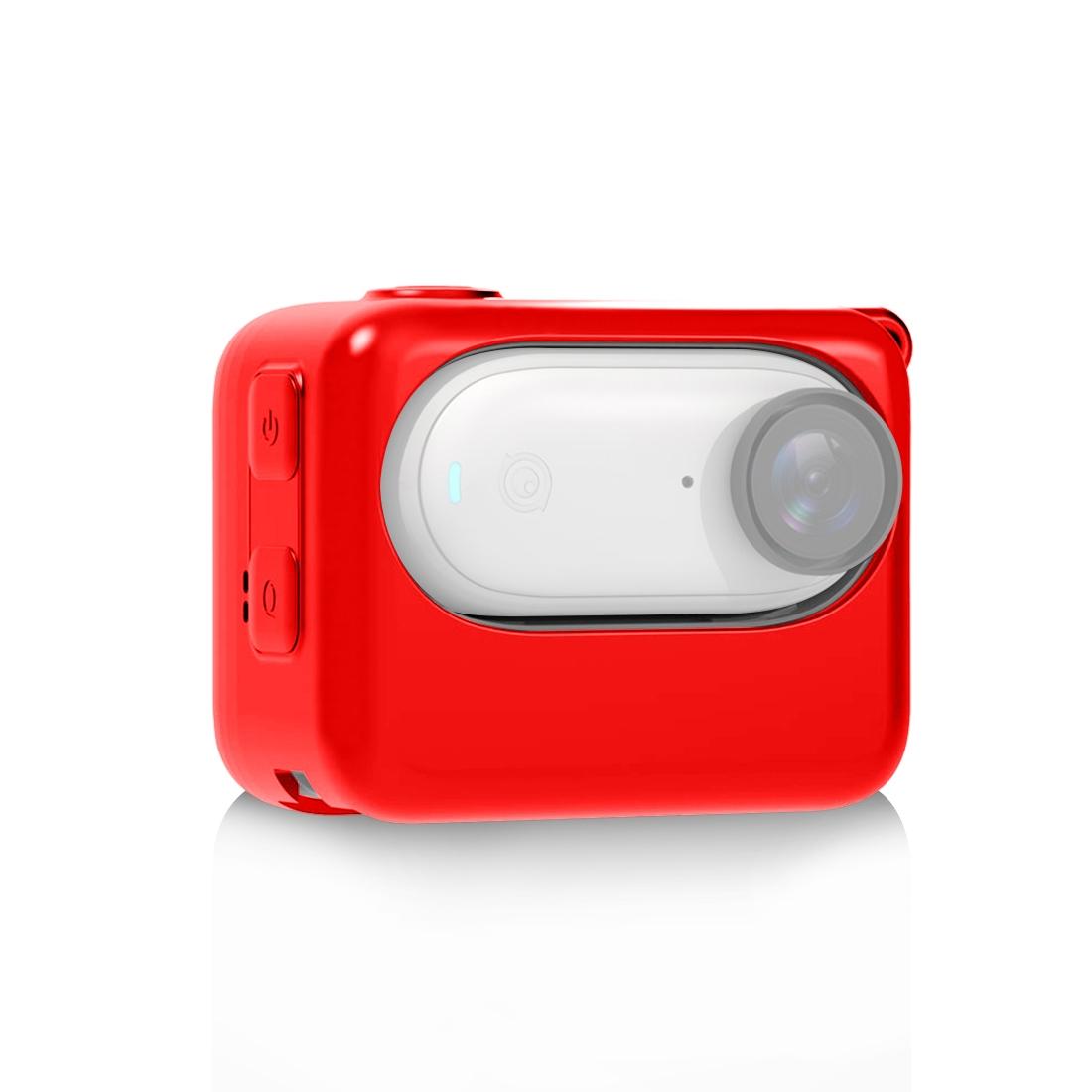 Silicone Charging Case for Insta360 Go 3 Camera - Red