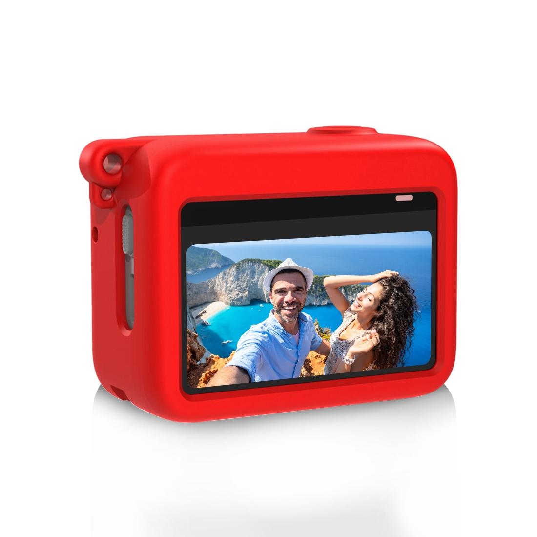 Silicone Charging Case for Insta360 Go 3 Camera - Red