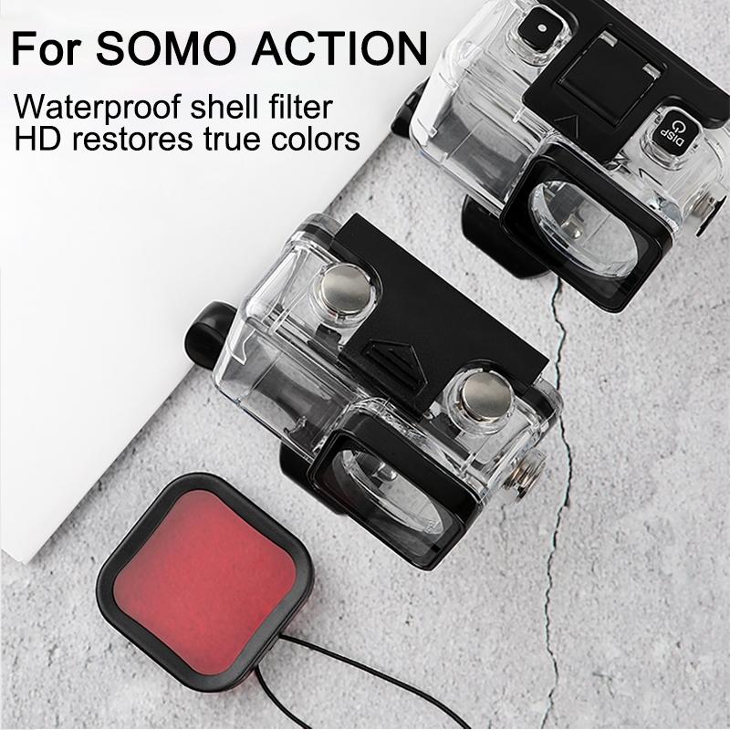 Diving Lens Filter for Dji Action Camera - Red