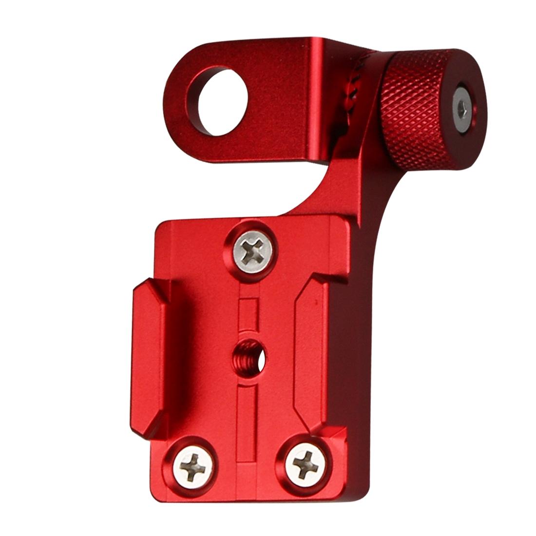 Universal Rearview Mirror Mount for Action Cameras - Red