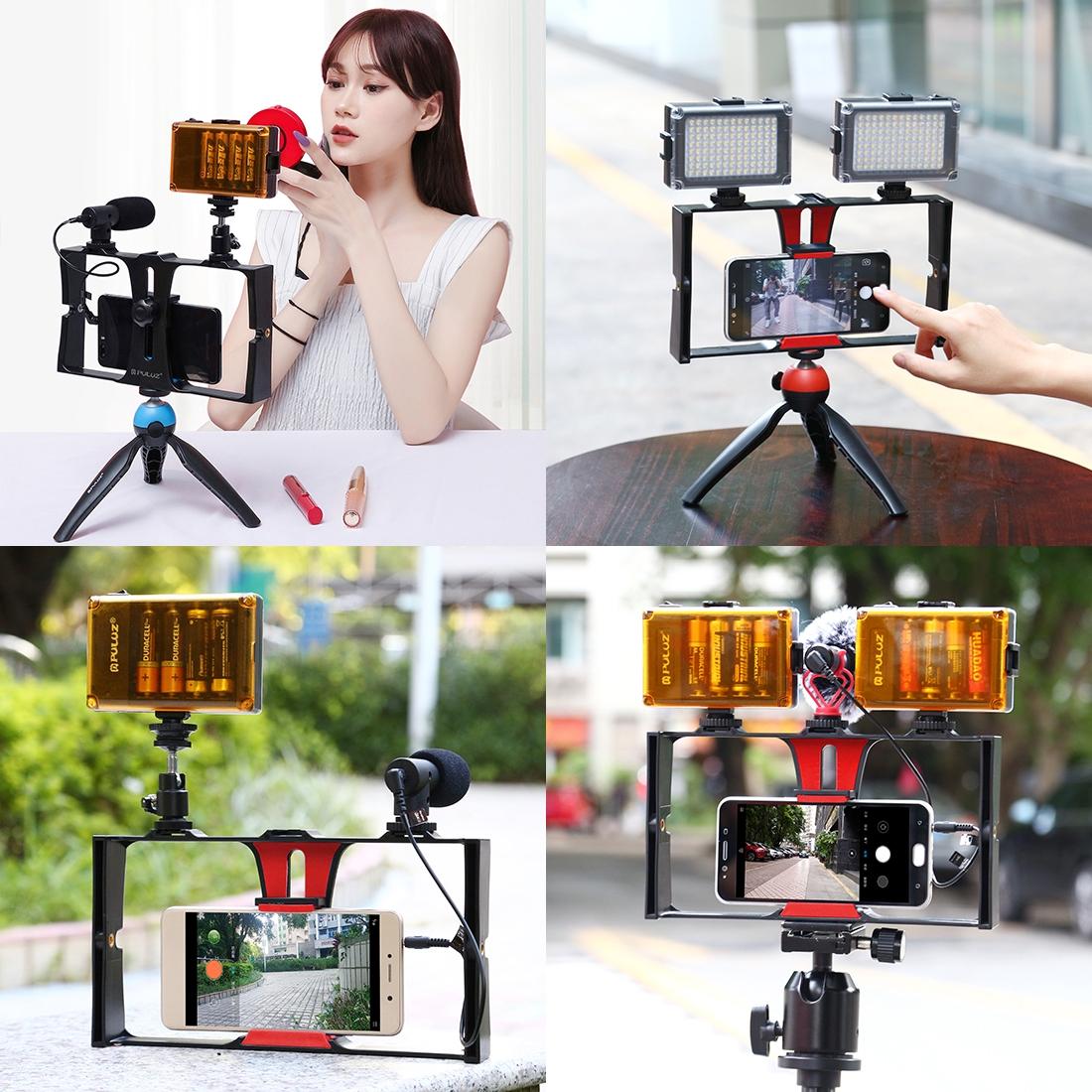 Smartphone Video Rig For Vlogging And Filmmaking - Red