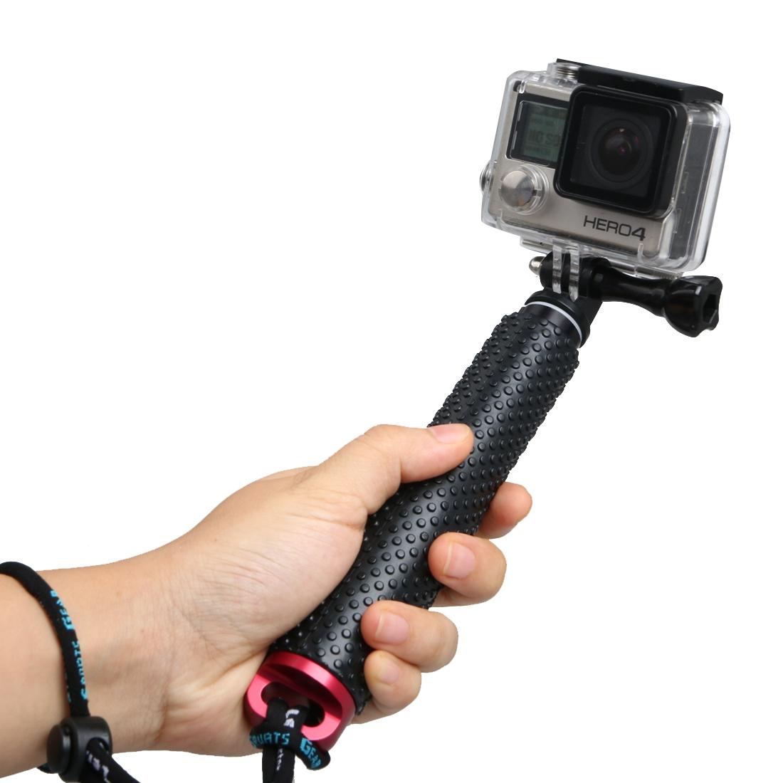 Extendable Monopod for Action Cameras - 49cm - Red