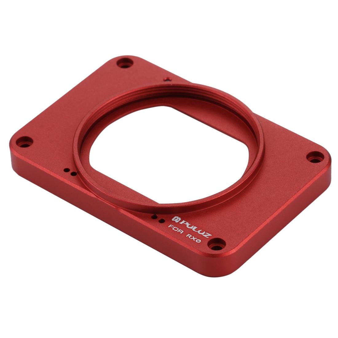 Sony Rx0 / Rx0 Ii Front Panel with Uv Filter and Sunshade - Red