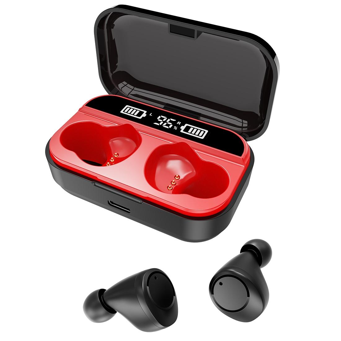 Wireless Stereo Headset with Charging Case and Digital Display - X5 Tws Bluetooth V5.0