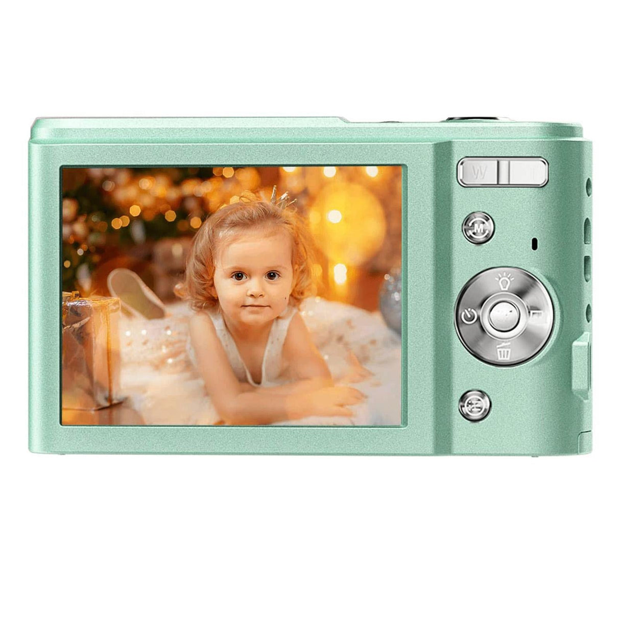 36mp 2.7k Full Hd Digital Camera with 16x Zoom for Children - 2.4 Inch Screen - Silver