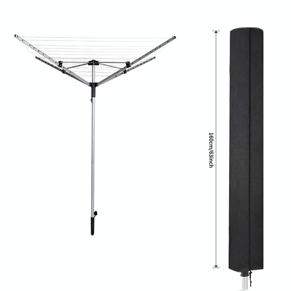 Waterproof Dustproof Cover for Outdoor Drying Rack - 210d Oxford Cloth - Silver