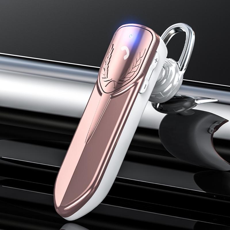 Bluetooth Earphone with Cvc Noise Reduction - Unilateral Design - Silver