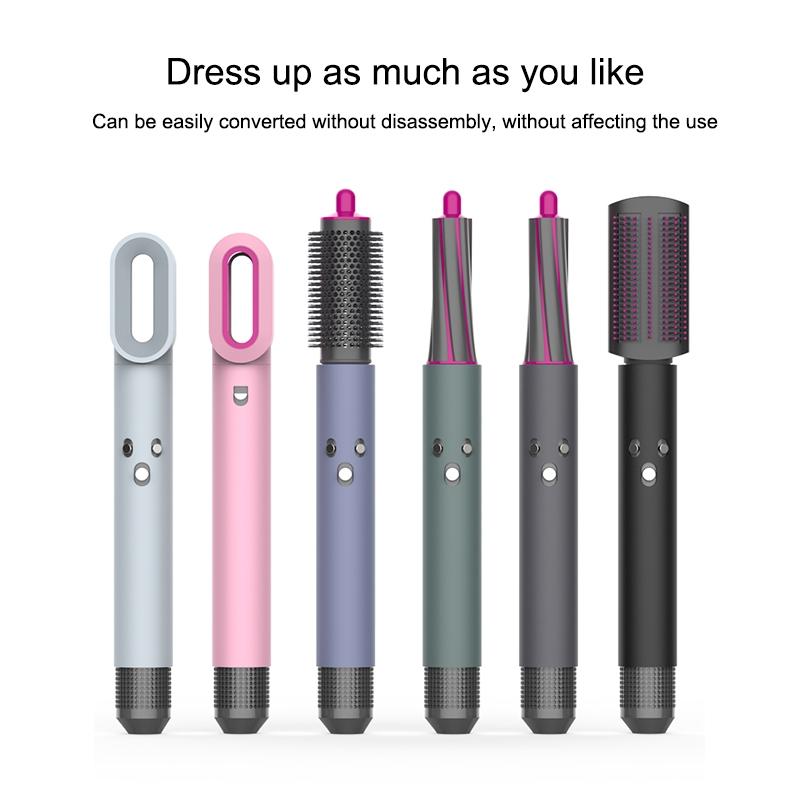 Shockproof Silicone Case For Airwrap Hair Dryer - Silver