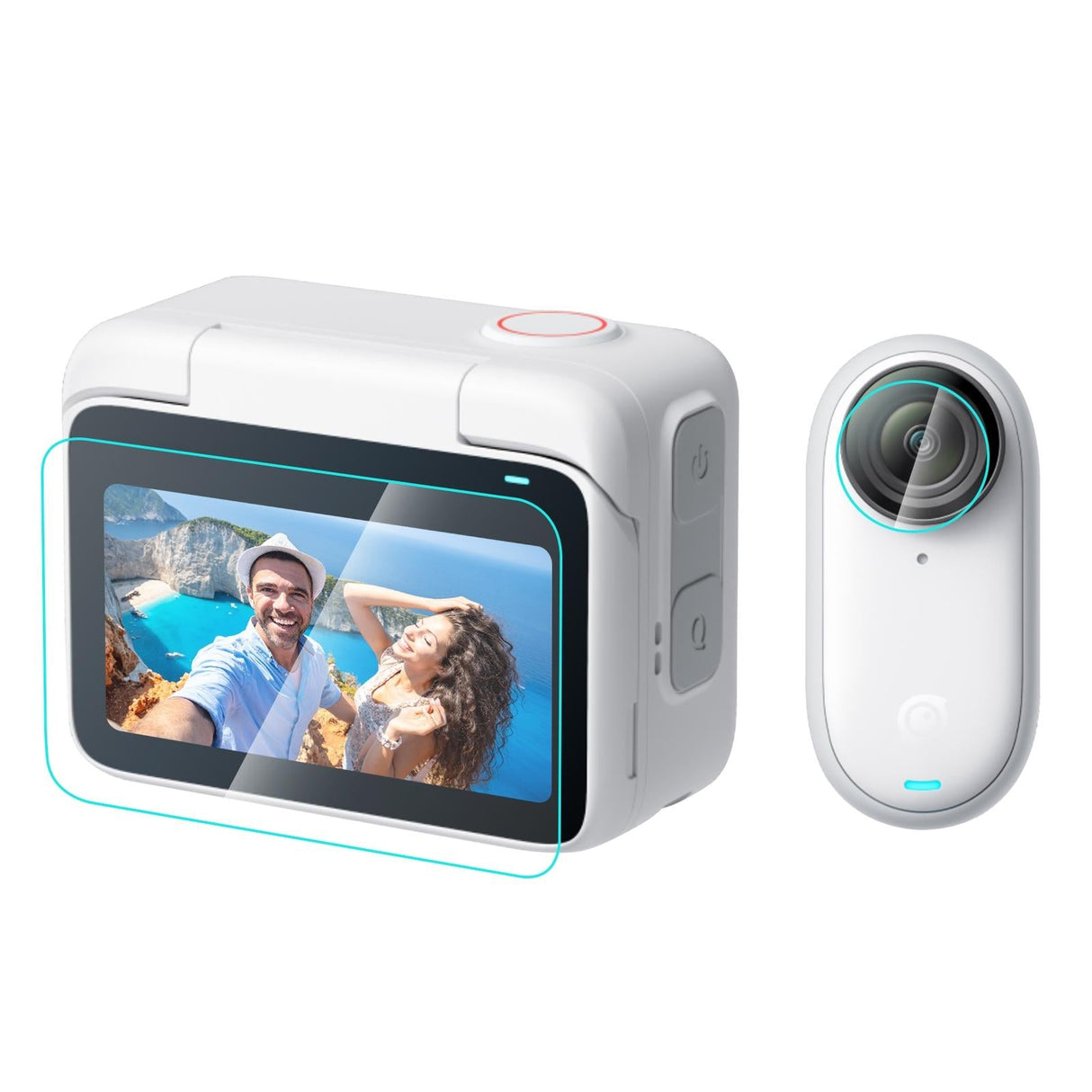 2-in-1 Screen and Lens for Insta360 Go 3 - Enhance your Shots