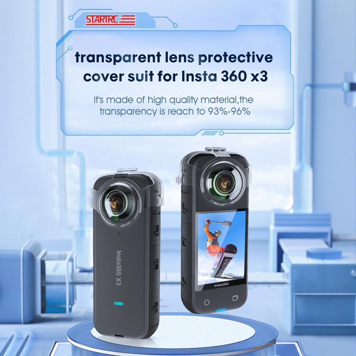 Insta360 X3 Lens Protection Cover - no Disassembly