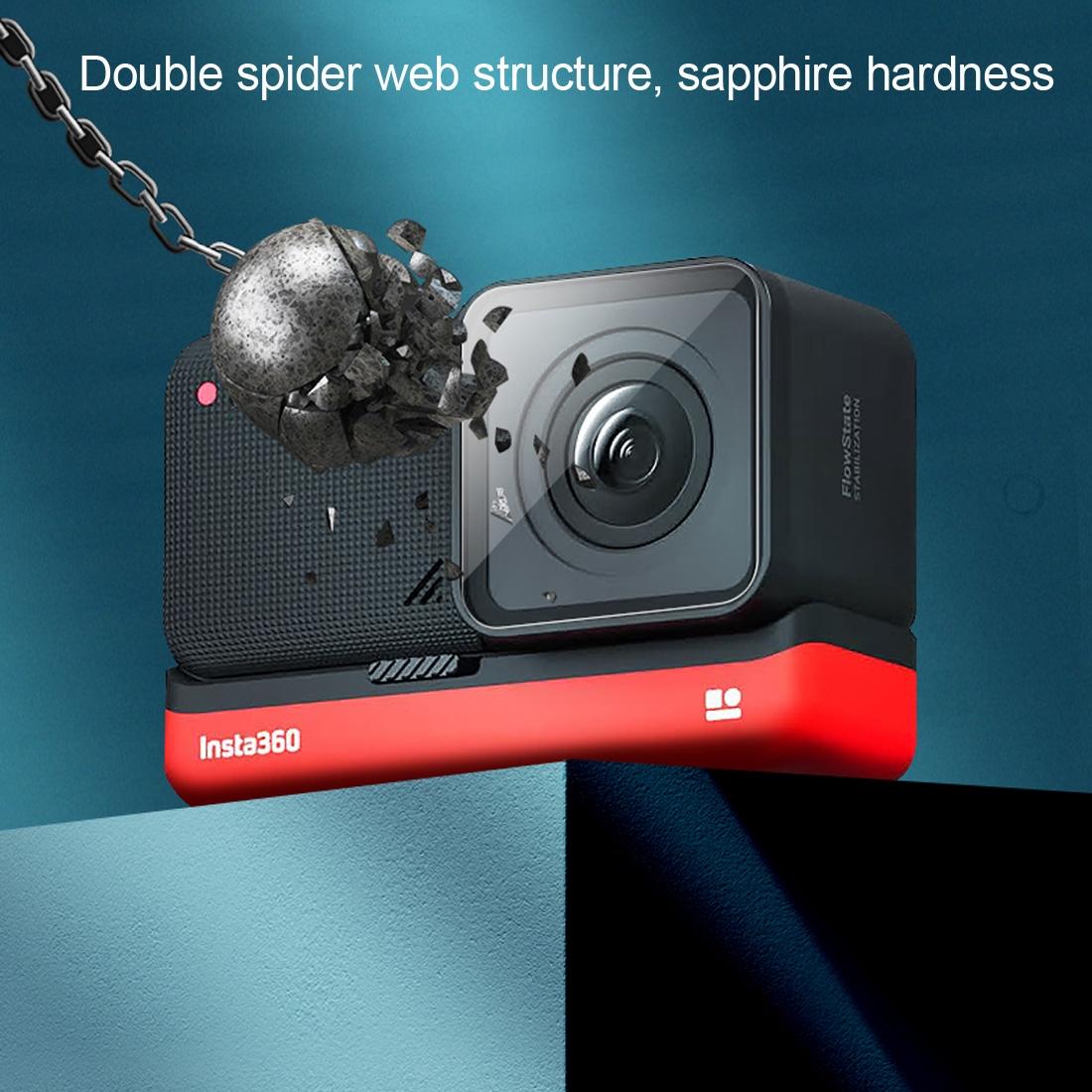 Tempered Glass Film for Insta360 one r 4k Lcd Display and Lens