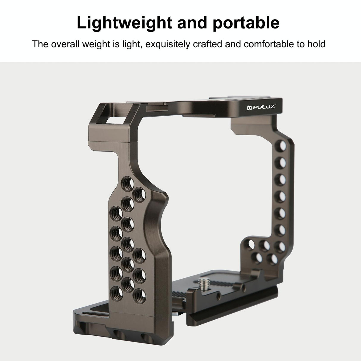 Camera Cage Stabilizer - Bronze No Handle for Sony A7 Iii / A7R Iii