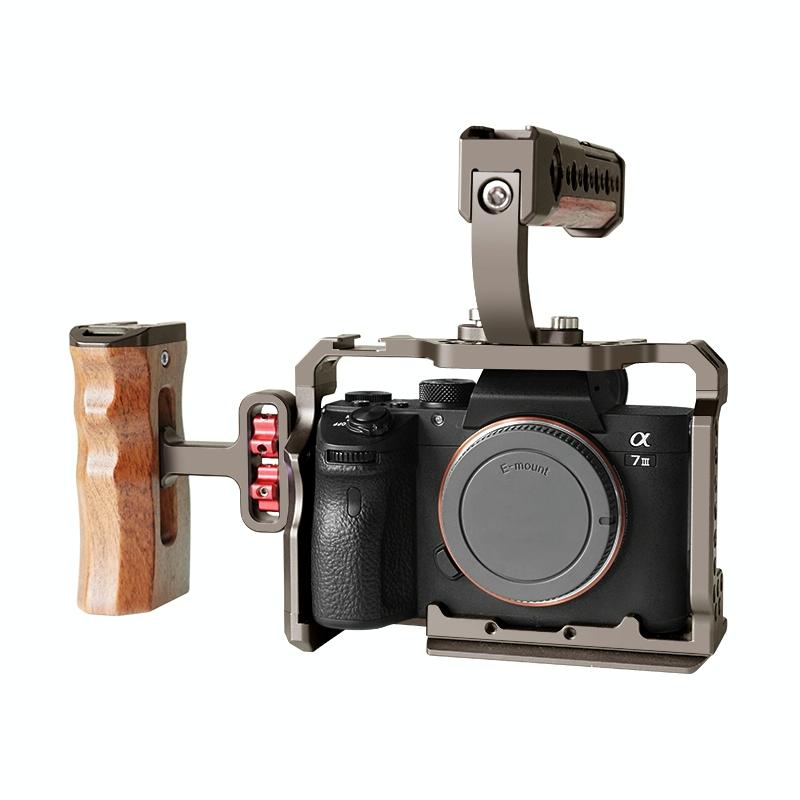 Camera Cage Stabilizer - Bronze No Handle for Sony A7 Iii / A7R Iii