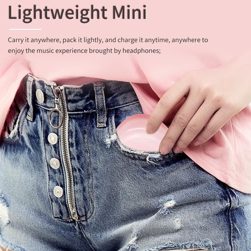 Wireless Stereo Sports Bluetooth Earphones with Charging Box - K88 Tws - White