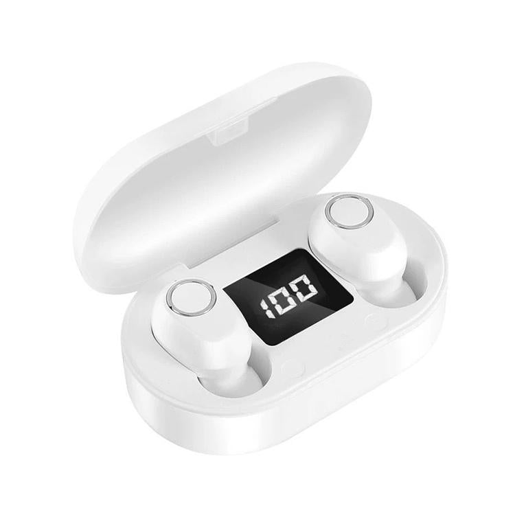 Wireless Touch Bluetooth Headset with Smart Magnetic Charging - Dt-13 - White