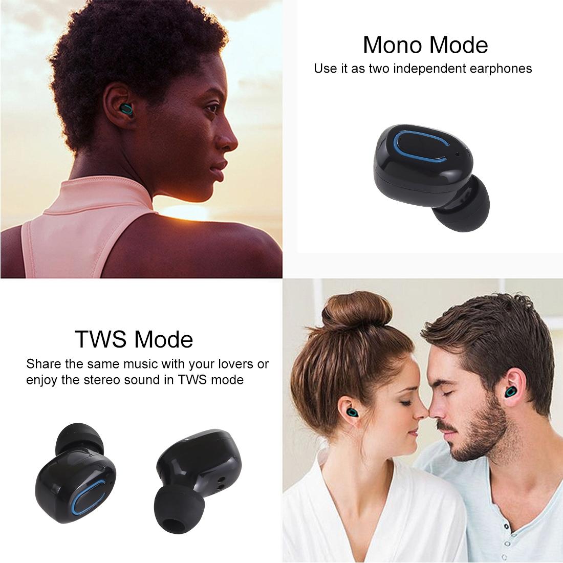 Wireless Stereo Bluetooth Earphones with Charging Case -tws Dazzling - White