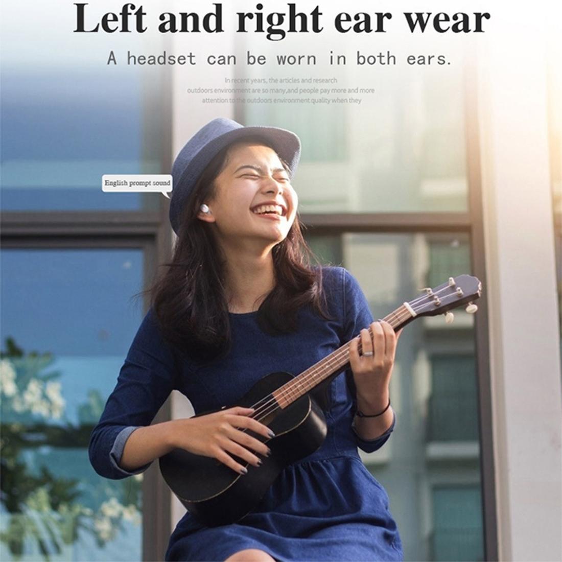 Wireless Stereo Bluetooth Earphones with Charging Case -tws Dazzling - White