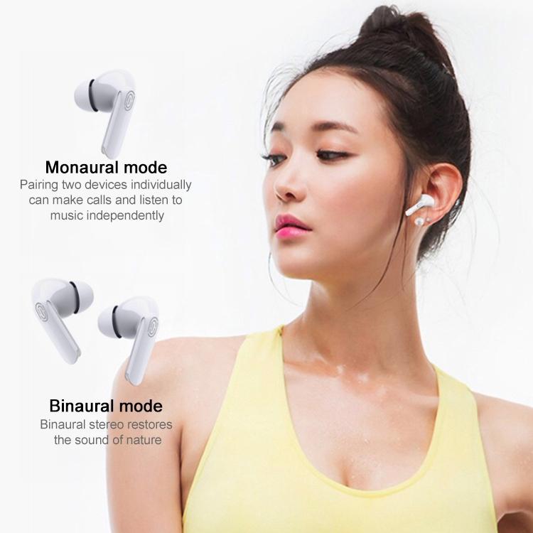 Mini Binaural Bluetooth 5.0 Sports Earphones - Ete-13 - White