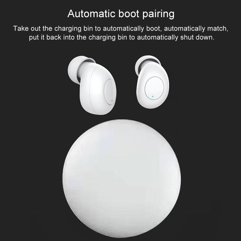 Wireless Earphones with Led Charging Box - J1 Tws - White