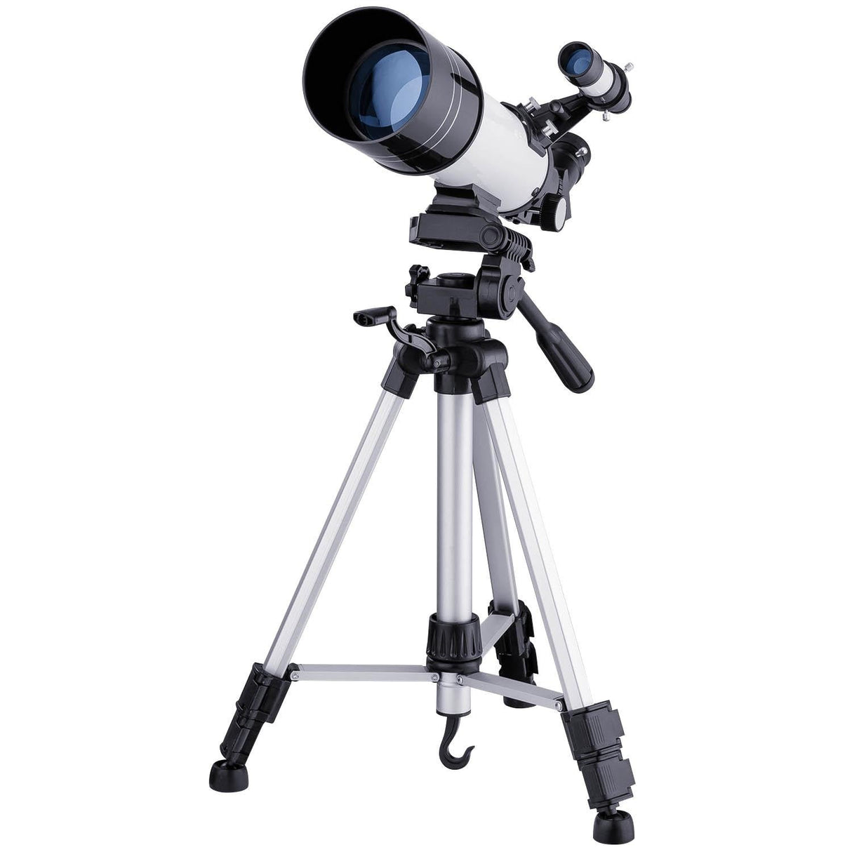 High Definition Astronomical Telescope with Tripod and Phone Clip - White