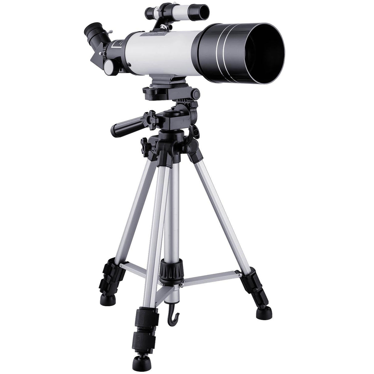 High Definition Astronomical Telescope with Tripod and Phone Clip - White