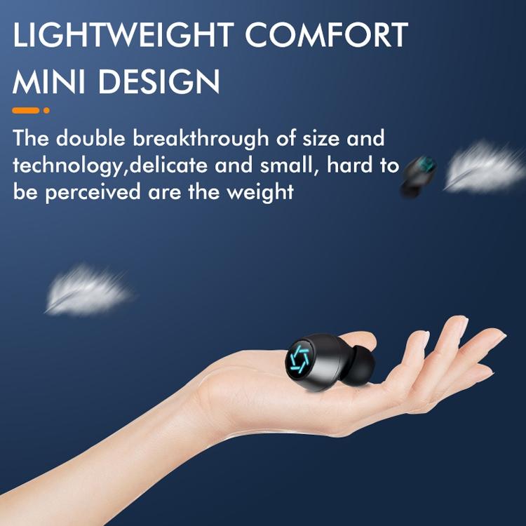 Wireless Bluetooth Earphones with Charging Box - White