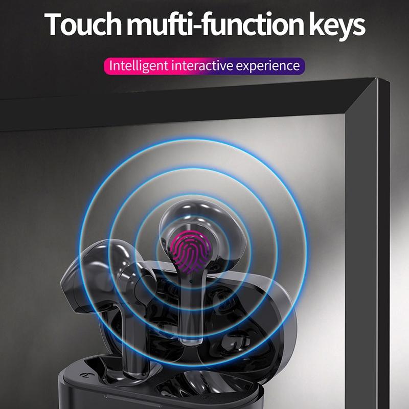 Wireless Bluetooth 5.0 Earbuds with Charging Case - T3 Tws - White