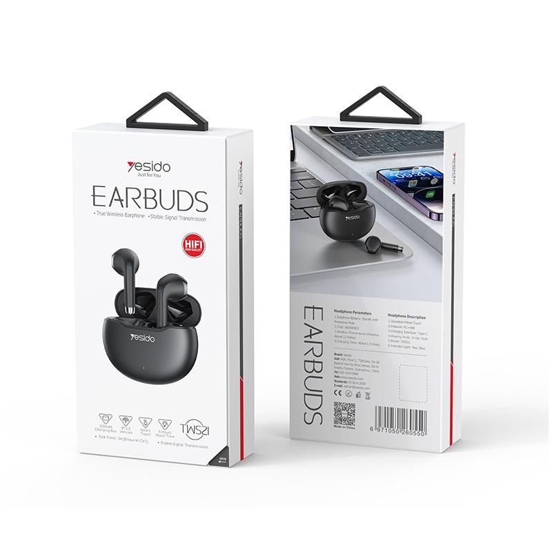 Wireless Bluetooth 5.0 Earbuds - Tws - White