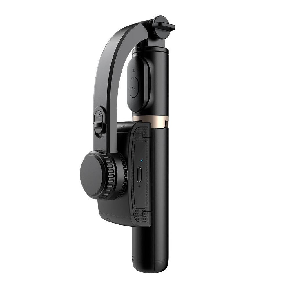 Bluetooth Gimbal Stabilizer with Remote and Tripod - White