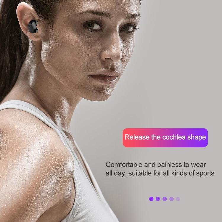 Wireless Bluetooth Headset with 2000mah Charging Case - Touch & Magnetic Charging - White