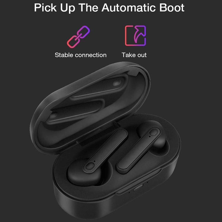 Waterproof Bluetooth Earphones with Magnetic Charging Box - 5.0 - White