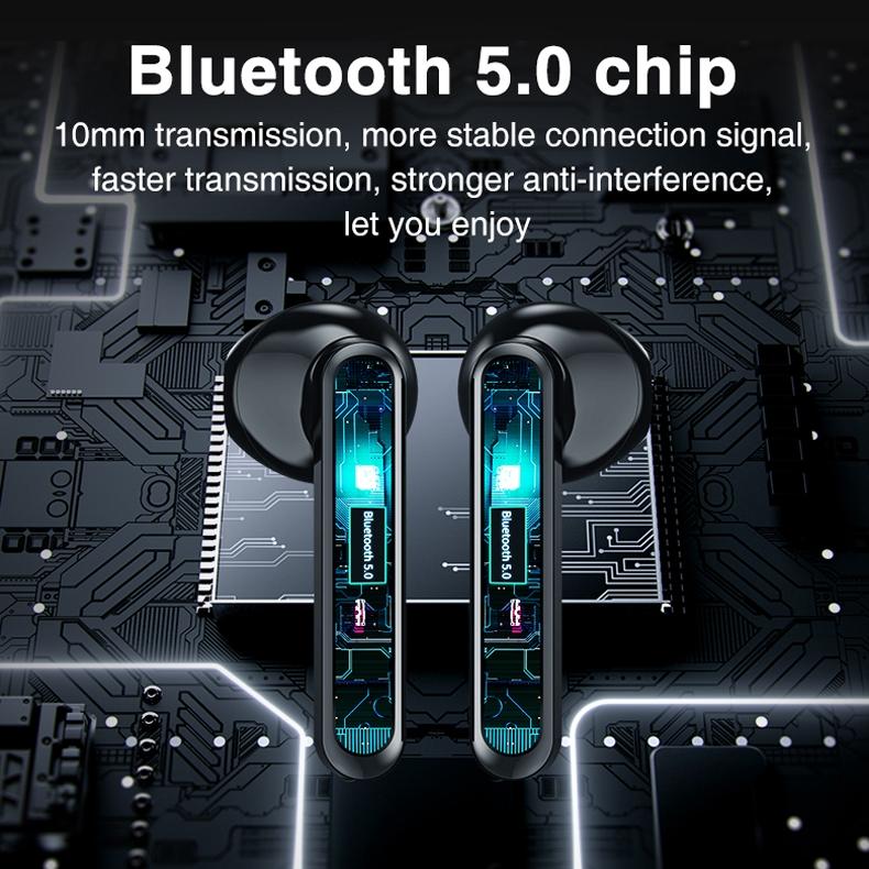 Wireless Bluetooth Earphones with Charging Box & Led Display