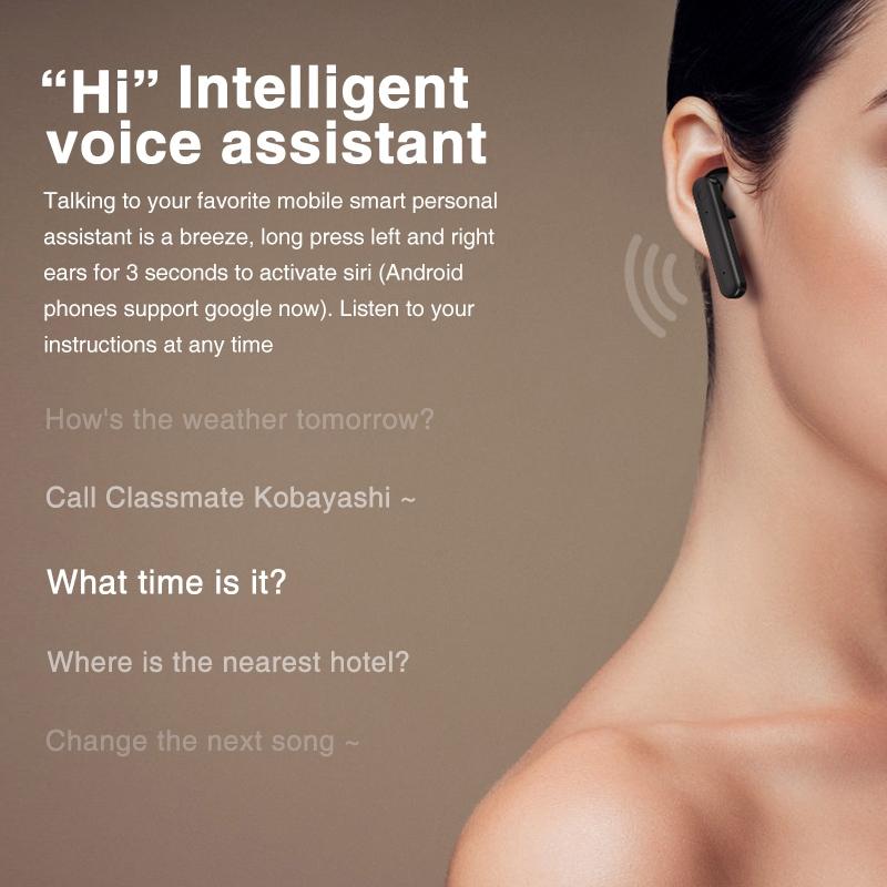 Wireless Bluetooth Earphones with Charging Box & Led Display