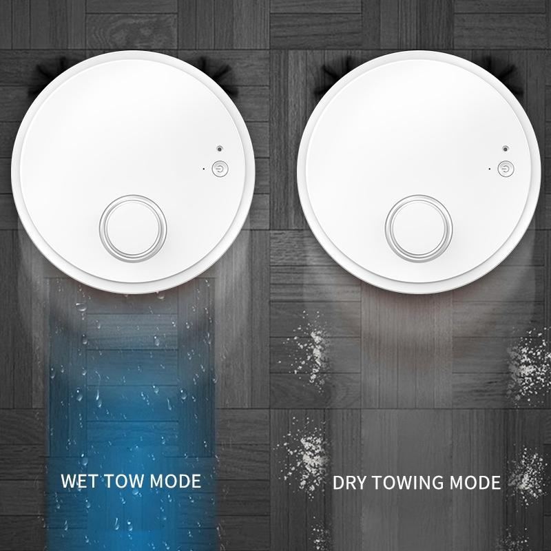 Intelligent Usb Charging Sweeping Robot - White