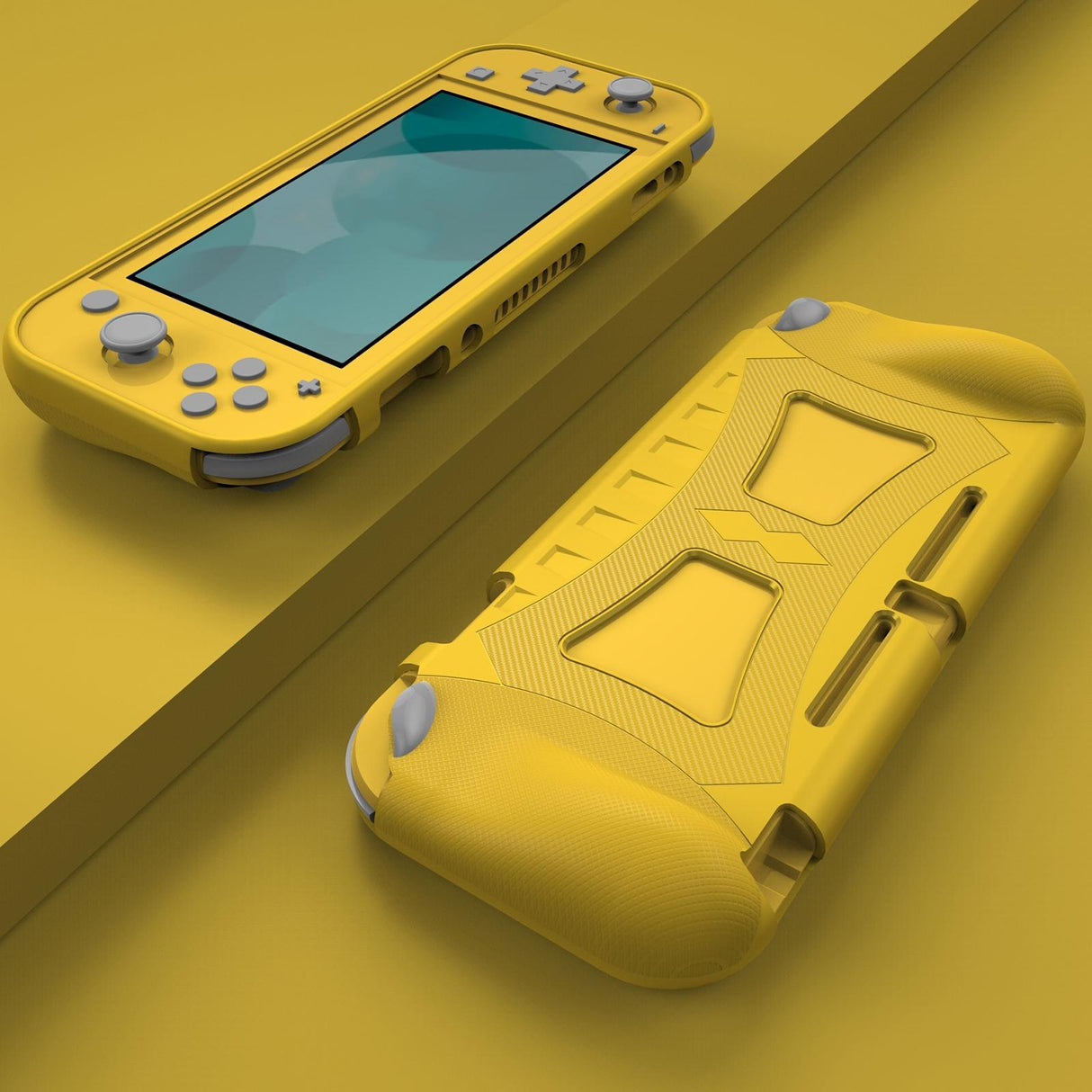 Protective Tpu Case for Nintendo Switch Lite - Shockproof - Yellow