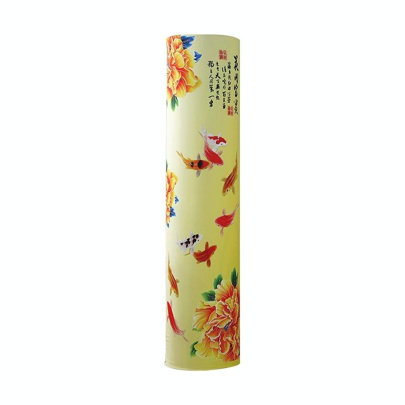 185 x 40 Cm Elastic Cloth Cabinet Air Conditioner Dust Cover - Tropical Flamingo