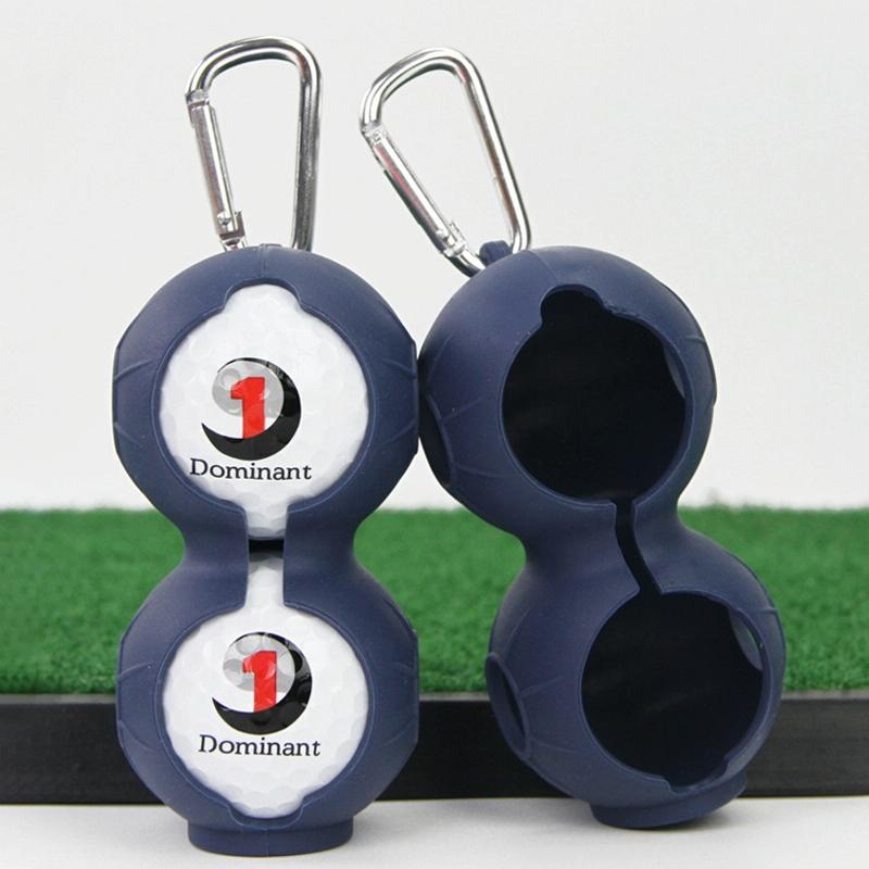 2-pack Golf Silicone Double-ball Protection Sleeves - Yellow