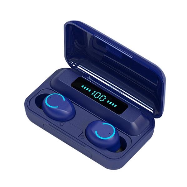 Wireless Noise-cancelling Earbuds with Charging Case - Yellow