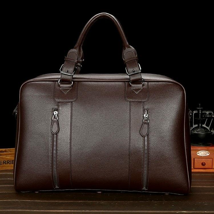 Large Leather Gym & Travel Bag - Spacious & Stylish