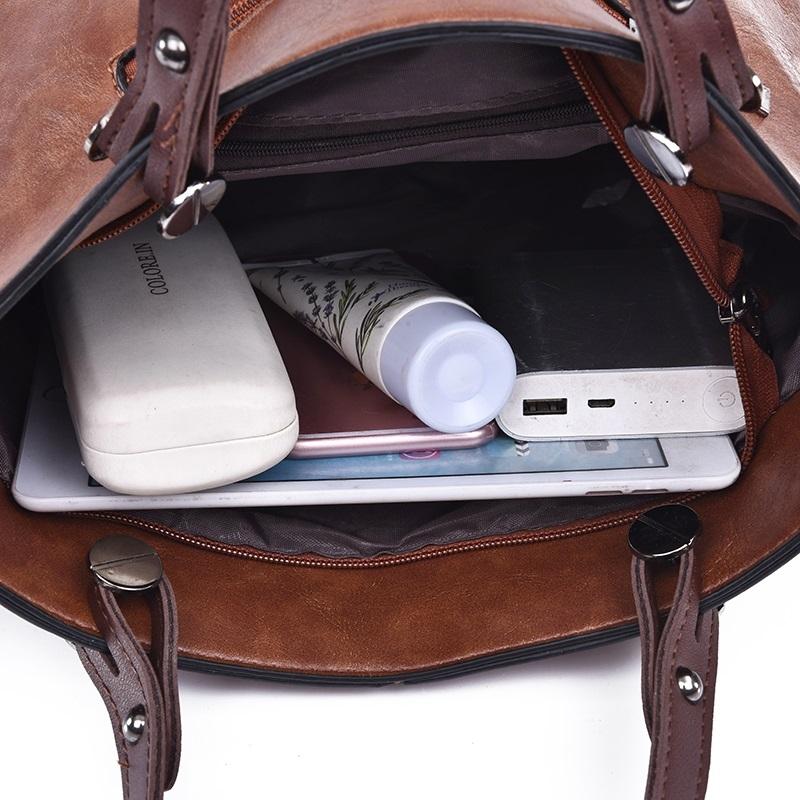 Stylish Brown Pu Shoulder Bag For Women