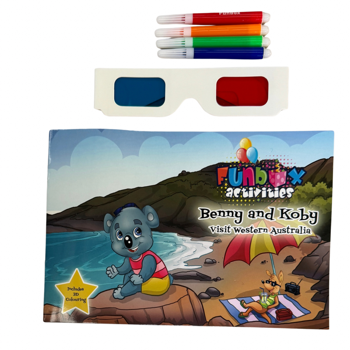 Benny & Koby's 3D Colouring Adventure – Discover the Wonders of Western Australia!