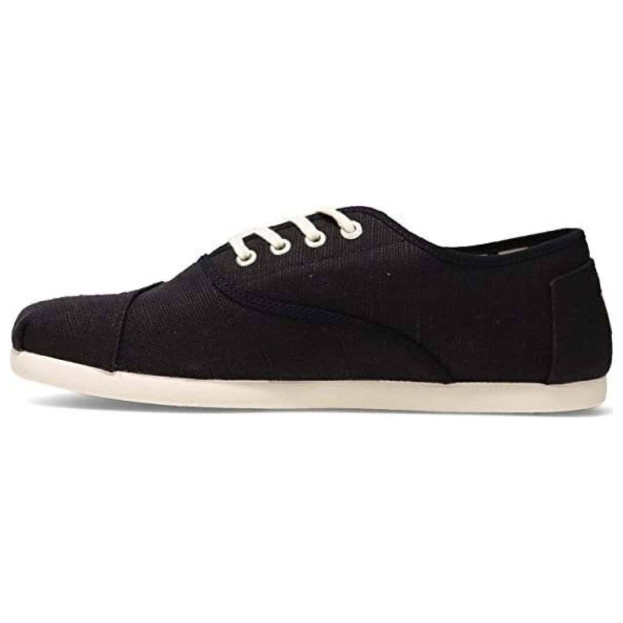 TOMS Heritage Mens Canvas Casual Shoes Sneakers Lace Up Low Cut - Black - US 8