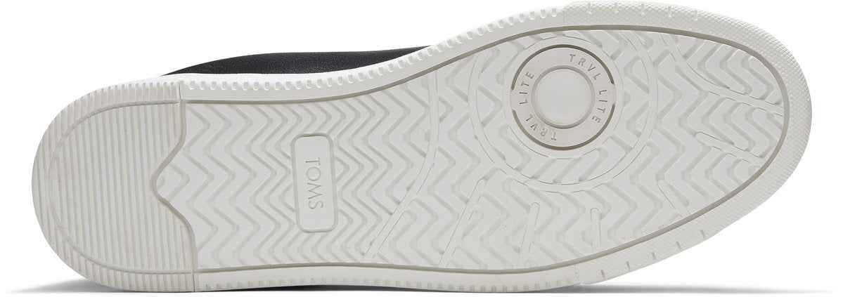TOMS TRVL LITE 2.0 Leather Low Top Sneakers for Men - Black - Size US 8