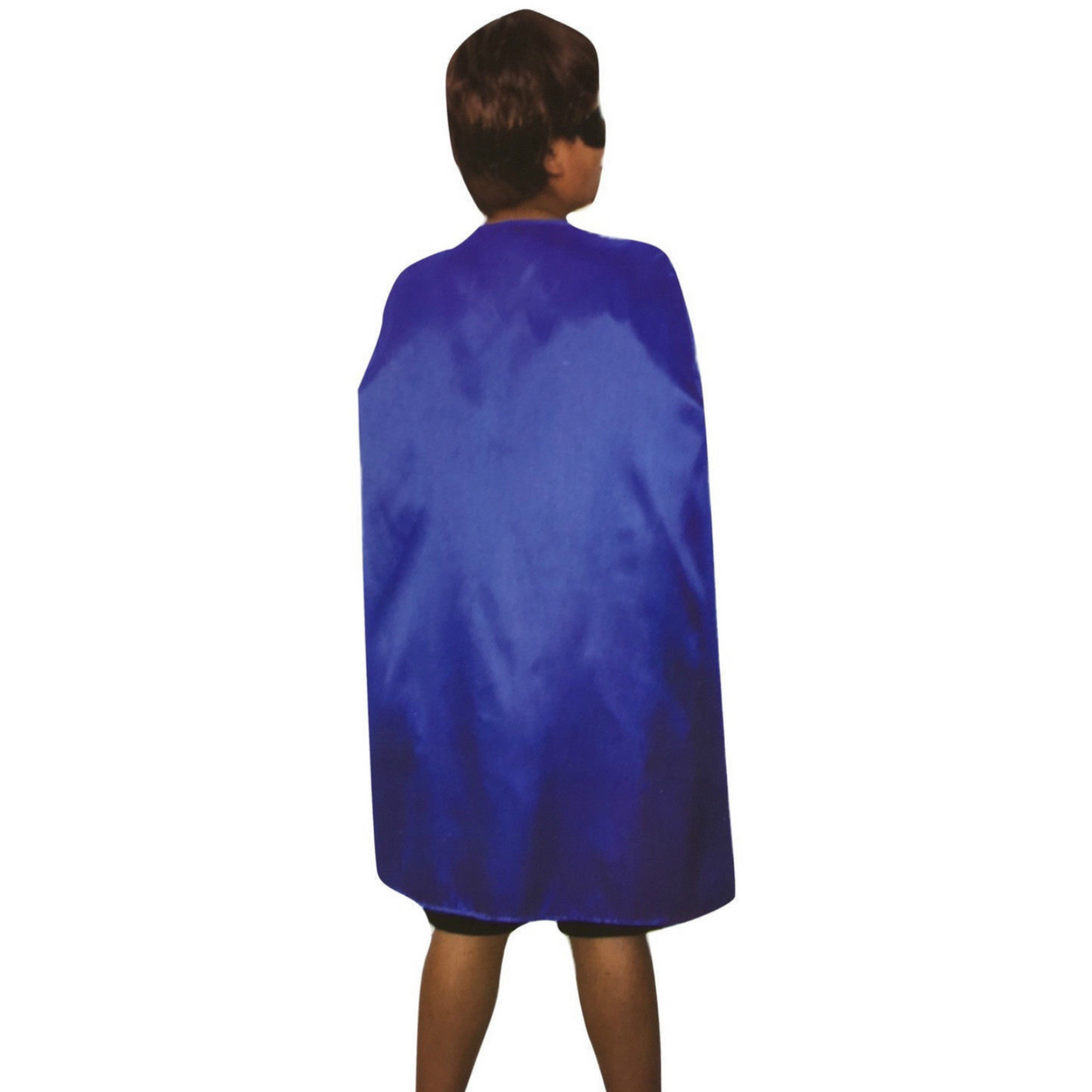 Children's Blue Vampire Cape Costume for School Events and Parties - Medium Size