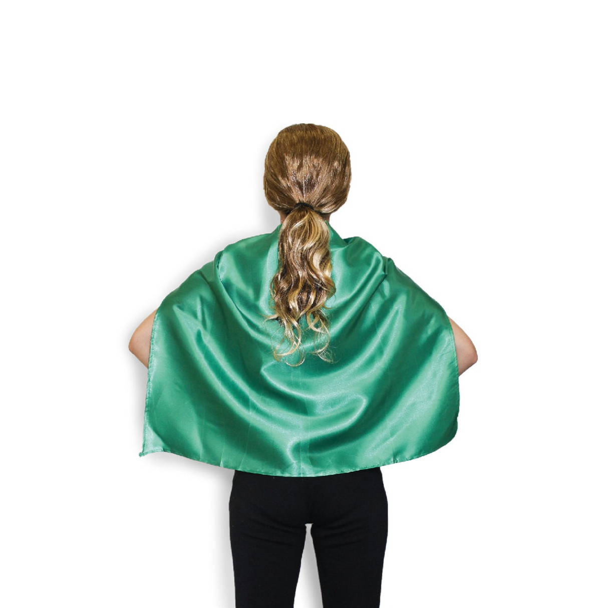 Kids Green Vampire Cape Costume - Short Party Wear for School Events