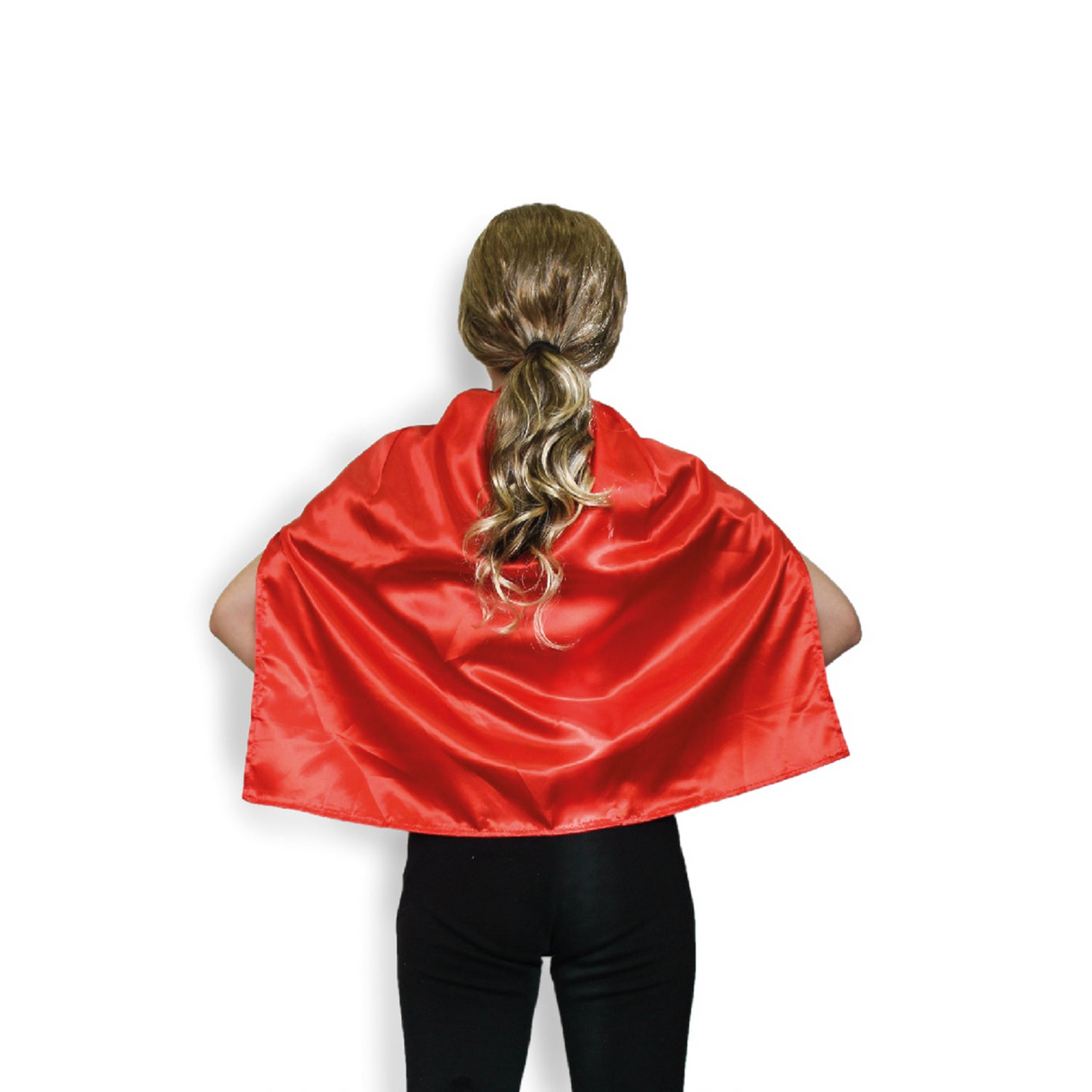Kids' Short Red Vampire Cape - Perfect for School Events and Parties