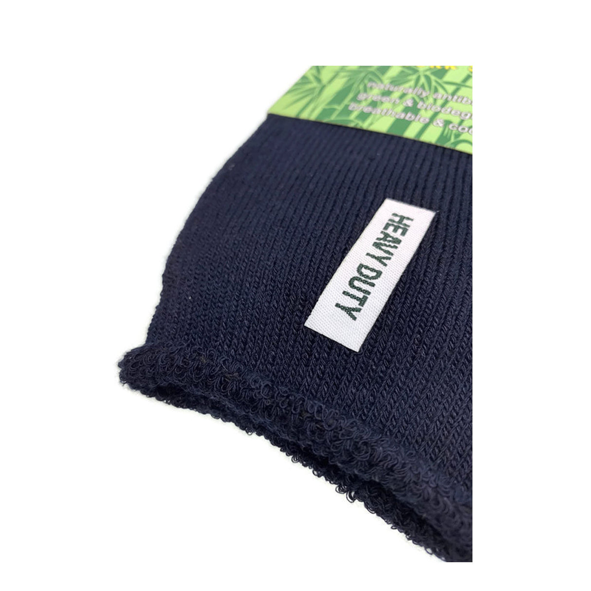 12 Pairs PREMIUM BAMBOO SOCKS Mens Heavy Duty Thick Work Socks Cushion BULK - Navy Blue - 6-11
