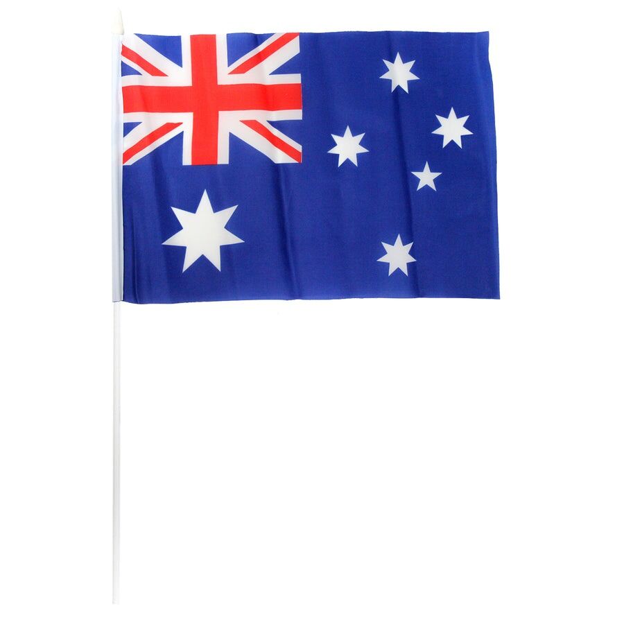 12x Australian Flag (30cm x 45cm) Perfect for Australia Day Celebrations