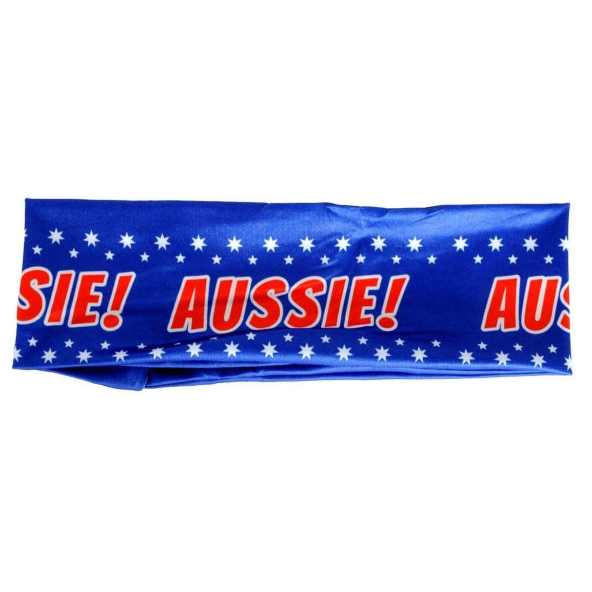 Australia Flag Headband Tennis Cricket Australia Day Aussie Costume in Blue