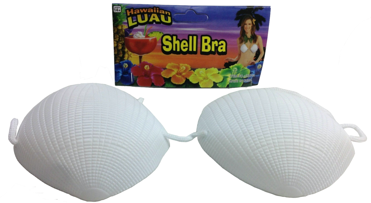 Hawaiian Hula Mermaid Shell Bra for Tropical Costume Parties